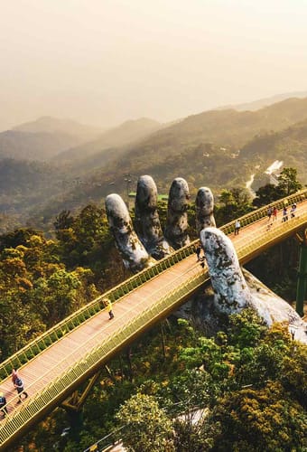 vietnam golden bridge