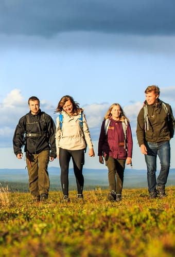 finland Lapland wilderness hotels autumn kiilopaa hiking family scaled