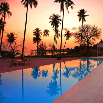 Cambodia Anaya Resort Koh Rong Pool Aften