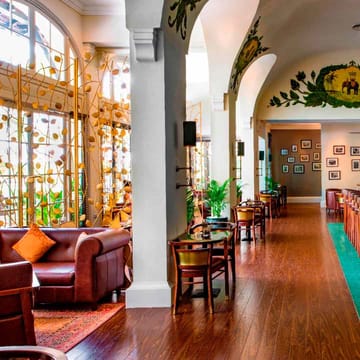 Cambodia, Phnom Penh, Raffles Hotel, Le Royal elephant bar