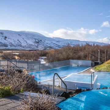Rejser til Island, Vestislad, Hotel Husafell, pool