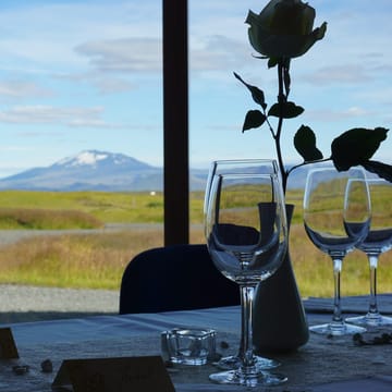 Rejser til Island, Sydisland, Landhotel Bar, middags udsigt
