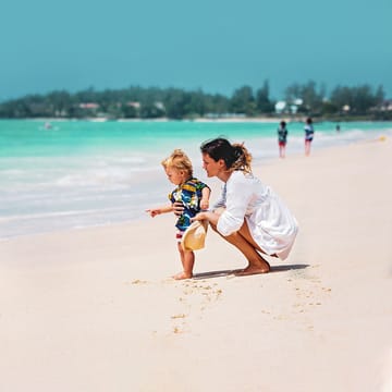 ile aux cerfs strand