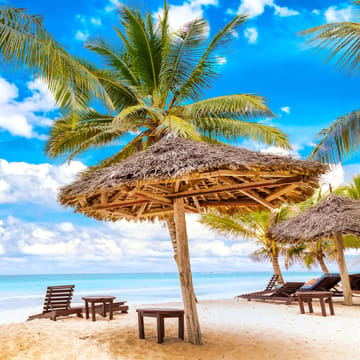 Diani Beach i Kenya