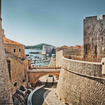 kroatien dubrovnik gamle bydel fort