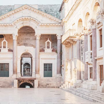 kroatien split diocletian plads