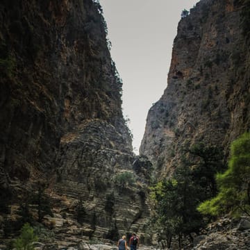 trekking i samaria kløften på kreta
