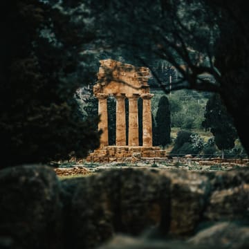tempel i dal på Sicilien
