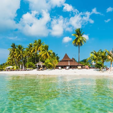 Thailand, Koh Mook, Koh Mook Sivalai Beach Resort, Beach View