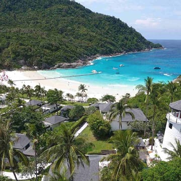 Thailand koh racha the racha aerial view