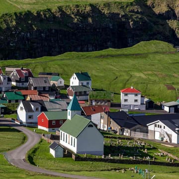 F&aelig;r&oslash;erne, Eysturoy, Gjaargardur Guesthouse Gjogv, Bygd