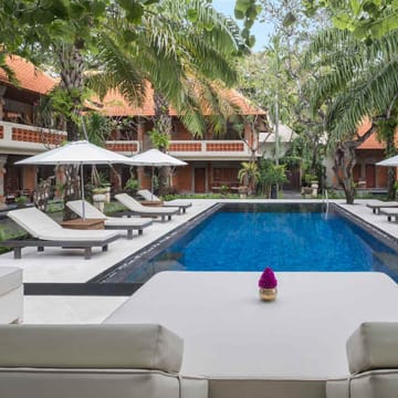 Indonesien Bali Sanur Griya Santrian, Pool Garden