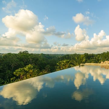 Indonesien Bali Ubud Adiwana Bisma, Rooftop Pool