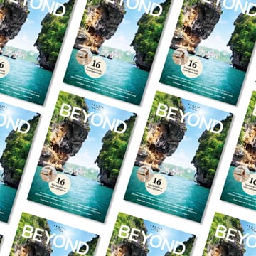 Billede af forsiden på vores BEYOND (mini), 16 håndplukkede rejseoplevelser