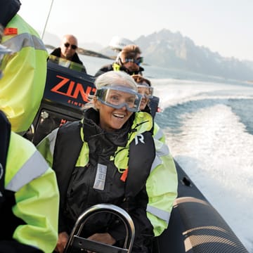 Norge Havila Kystruten Lofoten Svolvaer Excursion Sea Eagle Safari Rib