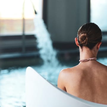Kvinde i spa p&aring; Hotel Fontsanta, mallorca