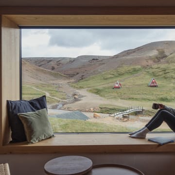 Island, Highland Base, afslapning i en hytte