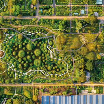 Thailand Bangkok benchakitti park new design walkway central bngkok skov