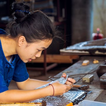 Thailand kvinde haandvaerk