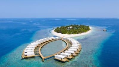 Rejser til Maldiverne, Sandies Bathala Resort, udsigt