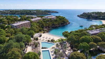Spanien Mallorca Ikos Porto Petro Aerial View