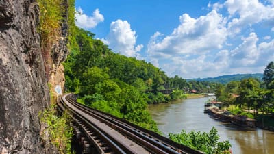 dødens jernbane river kwai thailand