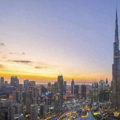 Dubai Burj Khalifa Tusm&oslash;rke