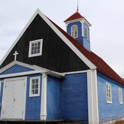Grønland, Sisimiut, Museum, Blå Kirke, Bygd