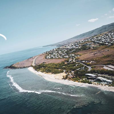 Paragliding Ud Over Sydkysten Reunion