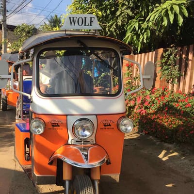 tuktuk i chiang mai nordthailand