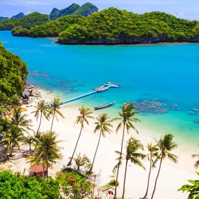 kajaktur i angting nationalpark koh samui thailand