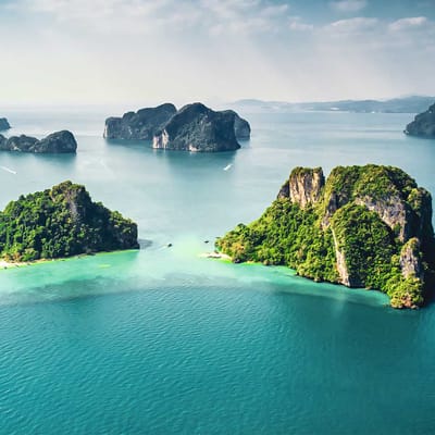 Thailand phuket koh yao noi tropiske oeer filter
