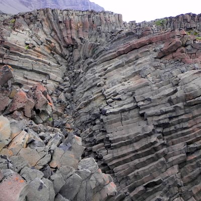 Grønland, Diskoøen, Qeqertarsuaq, Godhavn, Basalt, Kuannit