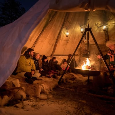 Norge Malangen Resort Sami Storytelling