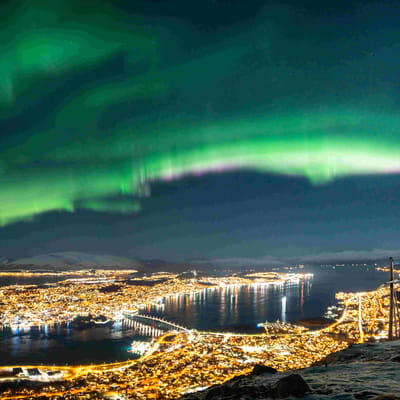 Tromsø fjellheisen over tromsoe norwegian travel nordlys