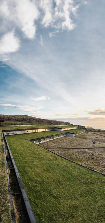 Færøerne Torshavn, Hotel Føroyar, Udefra, Natur