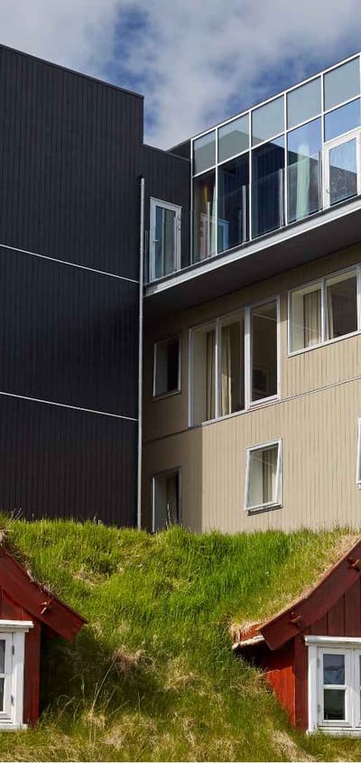 Færøerne Torshavn Hotel Hafnia, Hotel Facade, Centrum
