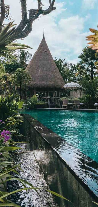 Indonesien, Bali, Ubud, The Alena Resort, Pool Area