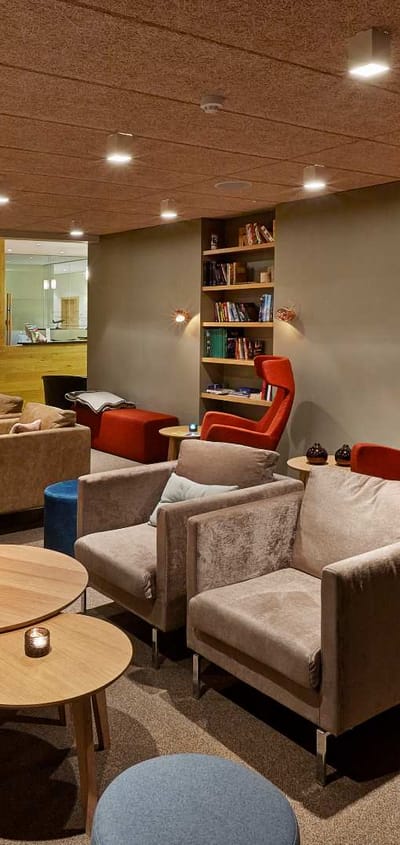 Rejser til Island, Vestisland, Hotel Hamar, Lounge