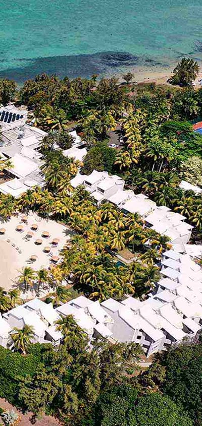 Dronebillede af Paradise Cove Boutique Hotel