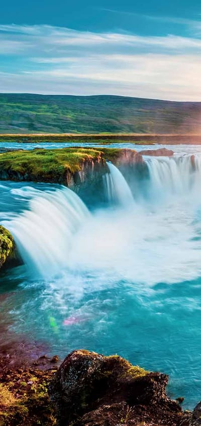 Godafoss vandfald Island