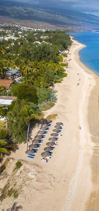 Réunion nautile beach panorama