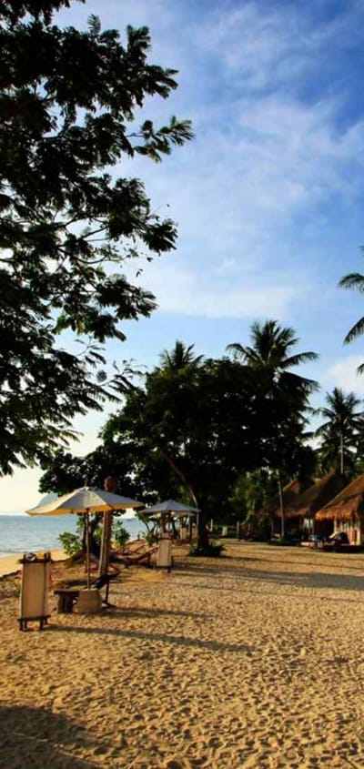 Thailand, Koh Ngai, Thapwarin Resort, Strand Udsigt