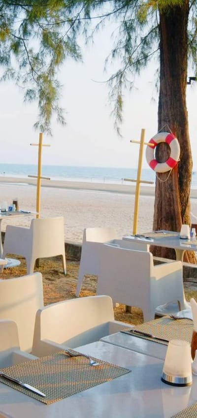 Thailand, Koh Lanta, Twin Lotus, Restaurant Beach