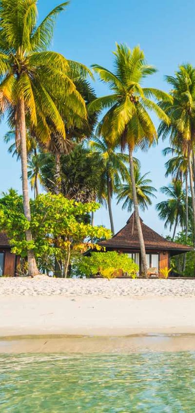 Thailand, Koh Mook, Koh Mook Sivalai Beach Resort, Strand Udsigt