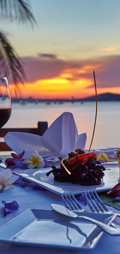 Thailand, Koh Samui, Paradise Beach Resort, Romantisk Middag