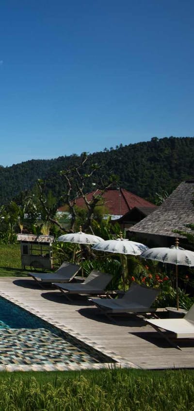 Indonesien, Bali, Munduk, Munduk Retreat Bali, Pool Med Udsigt