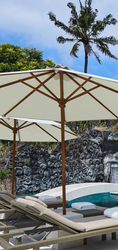 Indonesien Bali Sanur Hyatt Regency, Main Pool Area, Pool Område