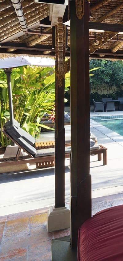 Indonesien Bali sanur the pavilions pool side