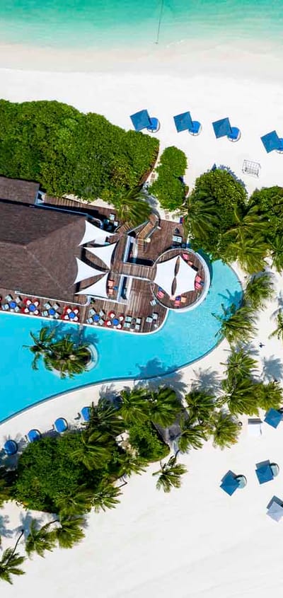 Rejser til Maldiverne, Finolhu Baa Atoll, Strand og pool
